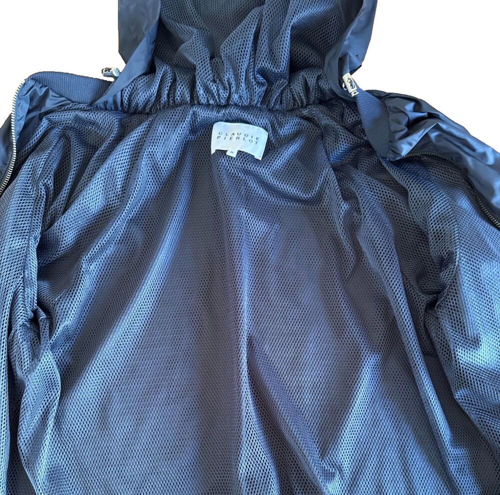 claudie pierlot oversized parisian bomber windbreaker jacket - Picture 13 of 16
